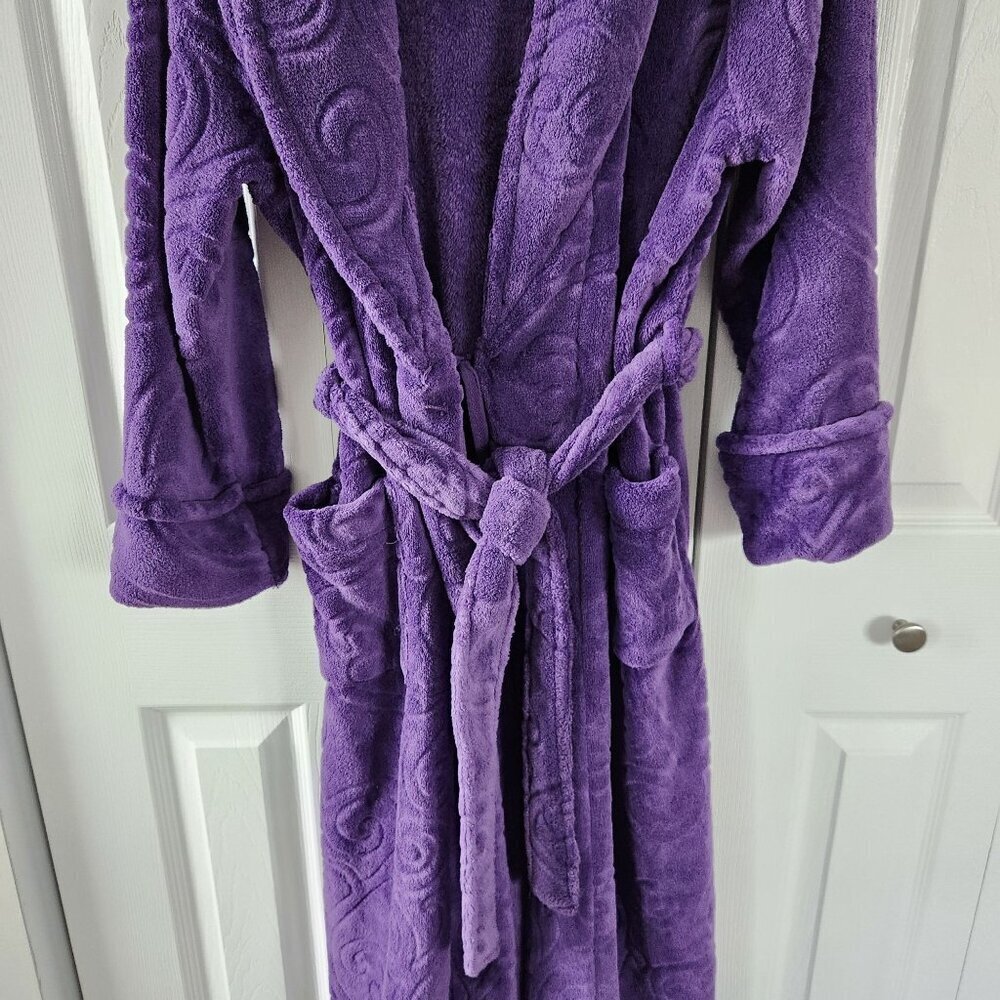 Croft & Barrow Purple Robe - Picture 8 of 9